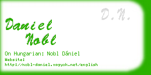 daniel nobl business card