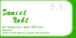 daniel nobl business card